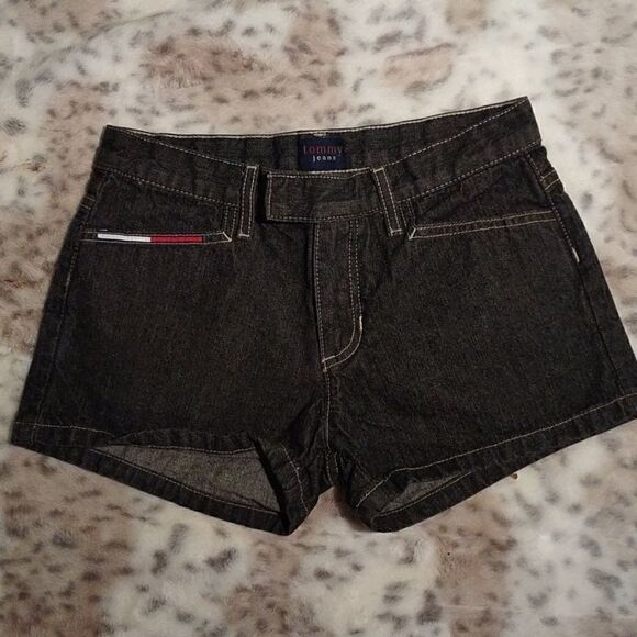Tommy Jeans Black Junior Shorts - Picture 6 of 6